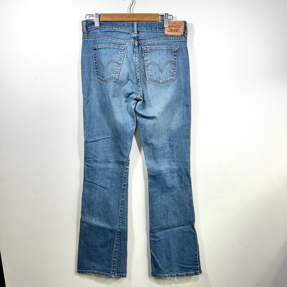 Levis 515 Bootcut Medium Wash Mid Rise Flare Classic Bootcut Jeans Size 32 x 33 - Picture 2 of 8